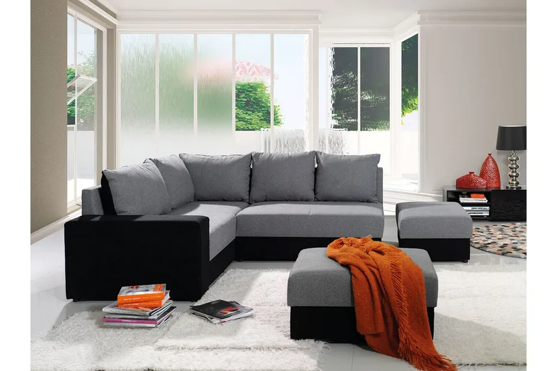 Julissa Hörnsoffa 210x190x80 cm - Grå - Möbler - Vardagsrum - Soffor - Hörnsoffor