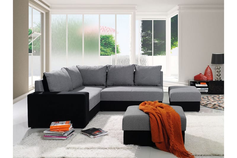 Julissa Hörnsoffa 210x190x80 cm - Grå - Möbler - Vardagsrum - Soffor - Hörnsoffor