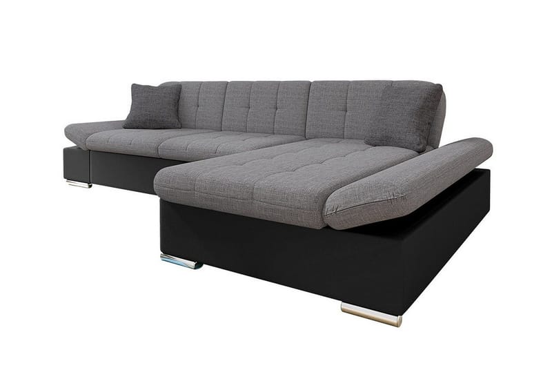 Kintore 3-sits Hörnsoffa Black/Grey