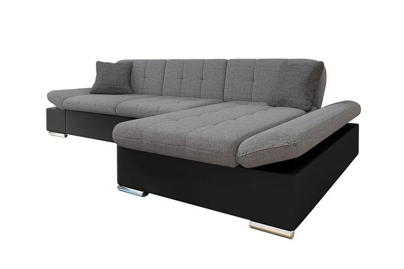 Kintore 3-sits Hörnsoffa NO_BRAND Black/Grey