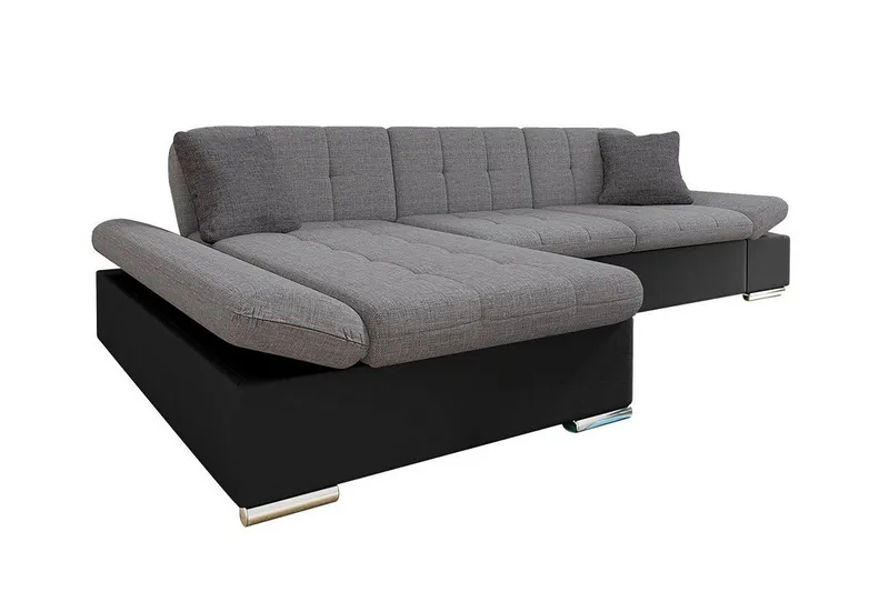 Kintore 3-sits Hörnsoffa NO_BRAND Grey/Black