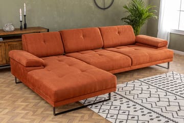 Kitimat Divansoffa 3-sits - Orange - Möbler - Vardagsrum - Soffor - Divansoffa & schäslong