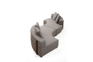 Lasalle Soffa 4-sits - Grå - Möbler - Vardagsrum - Soffor - 4-sits soffor