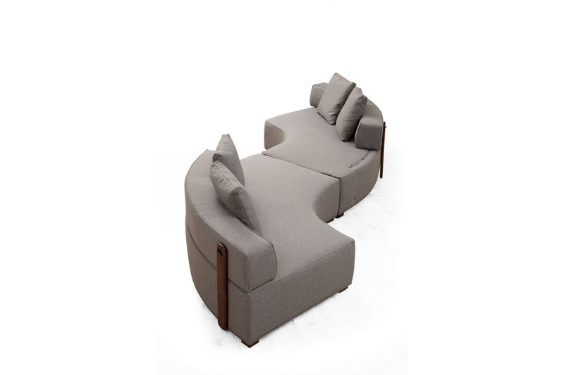 Lasalle Soffa 4-sits - Grå - Möbler - Vardagsrum - Soffor - Hörnsoffor
