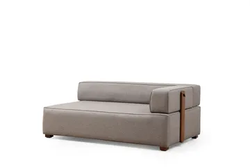 Lasalle Svängd Soffa 6-sits - Grå - Möbler - Vardagsrum - Soffor