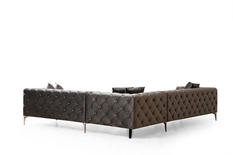 Leithfield Hörnsoffa 6-sits Antracit - Möbler - Vardagsrum - Soffor - Hörnsoffor