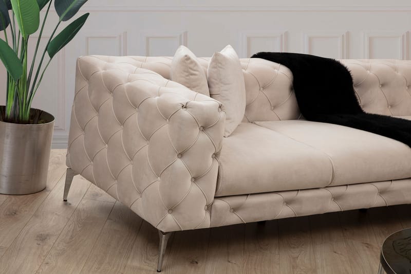 Leithfield Hörnsoffa 6-sits Beige - Möbler - Vardagsrum - Soffor - Hörnsoffor