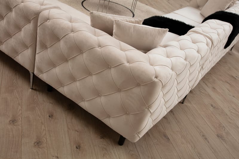 Leithfield Hörnsoffa 6-sits Beige - Möbler - Vardagsrum - Soffor - Hörnsoffor