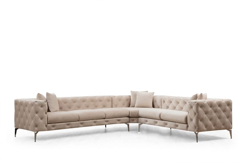 Leithfield Hörnsoffa 6-sits Beige - Möbler - Vardagsrum - Soffor - Hörnsoffor