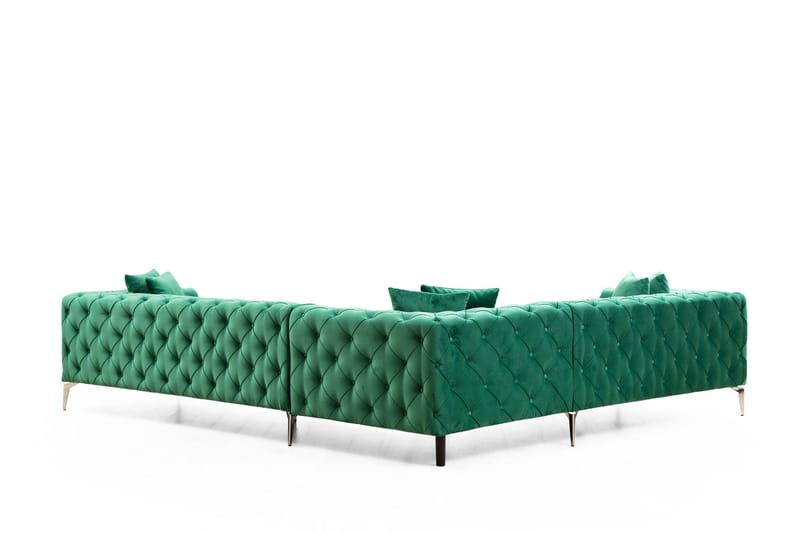 Leithfield Hörnsoffa 6-sits Grön - Möbler - Vardagsrum - Soffor - Hörnsoffor