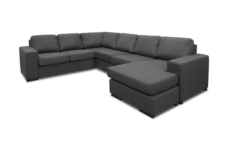 Logan Hörnsoffa med Divan, Grå