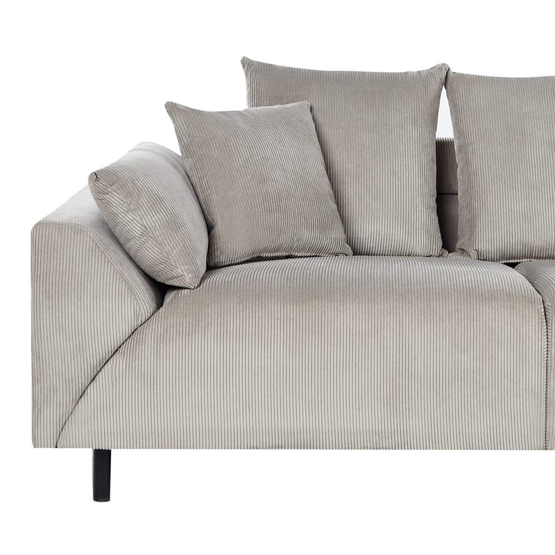 Hörnsoffa Lunner - Grå, svart - Möbler - Vardagsrum - Soffor - Hörnsoffor