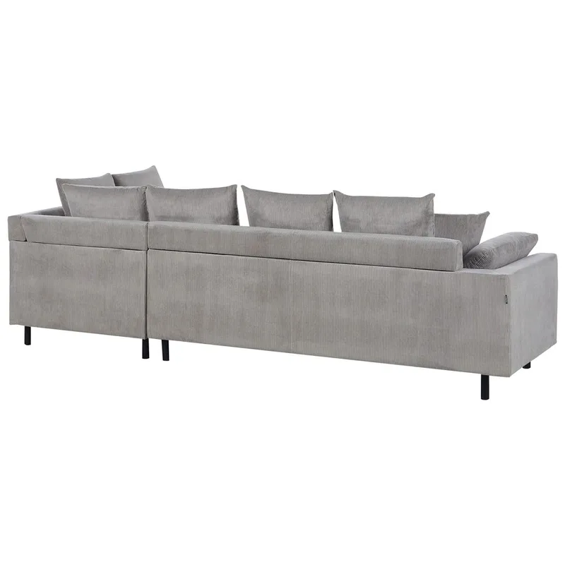 Hörnsoffa Lunner - Grå, svart - Möbler - Vardagsrum - Soffor - Hörnsoffor