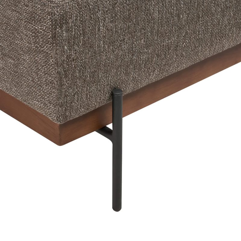 Hörnsoffa Mariferd - Brunt, svart, mörkt trä/Högervänd - Möbler - Vardagsrum - Soffor - Hörnsoffor