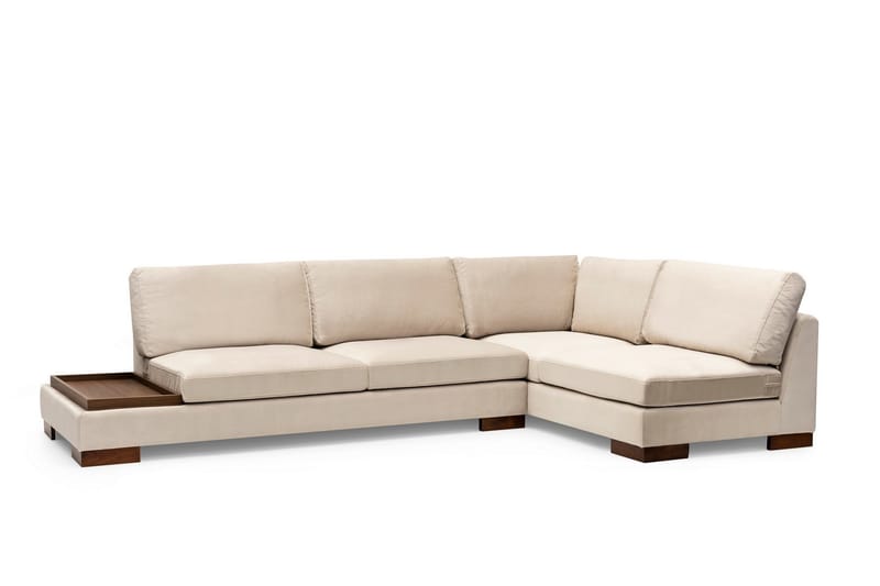 MARYLOUISE Soffa med Schäslong Höger Beige/Natur - Möbler - Vardagsrum - Soffor - Hörnsoffor
