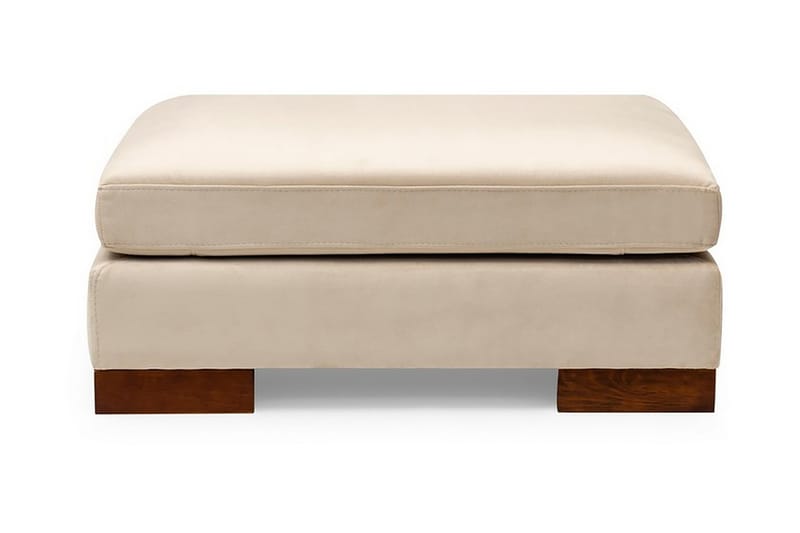 MARYLOUISE Soffa med Schäslong m Pall Höger Beige/Natur - Möbler - Vardagsrum - Soffor - Hörnsoffor