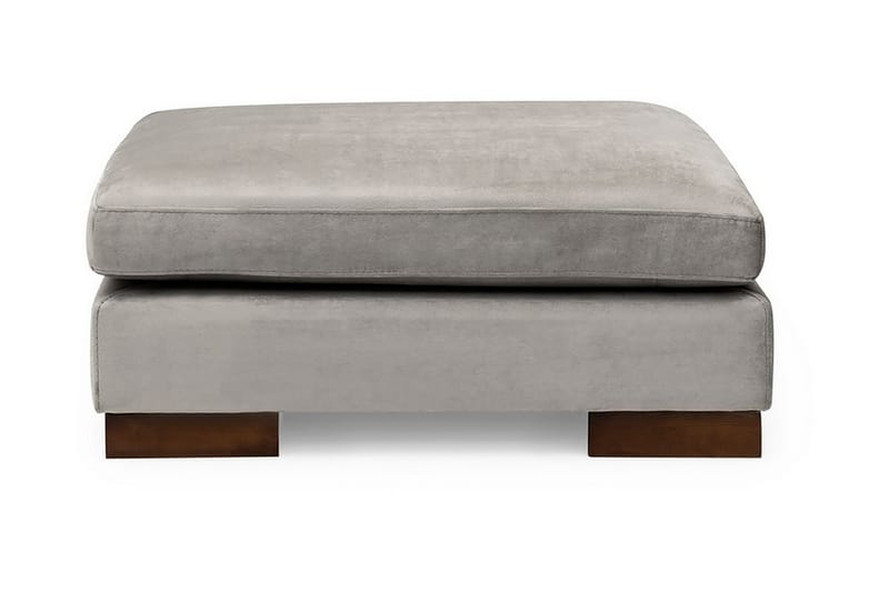 MARYLOUISE Soffa med Schäslong m Pall Höger Ljusgrå/Natur - Möbler - Vardagsrum - Soffor - Hörnsoffor