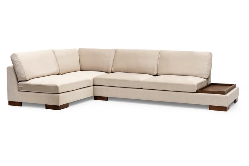 MARYLOUISE Soffa med Schäslong Vänster Beige/Natur - Möbler - Vardagsrum - Soffor - Hörnsoffor