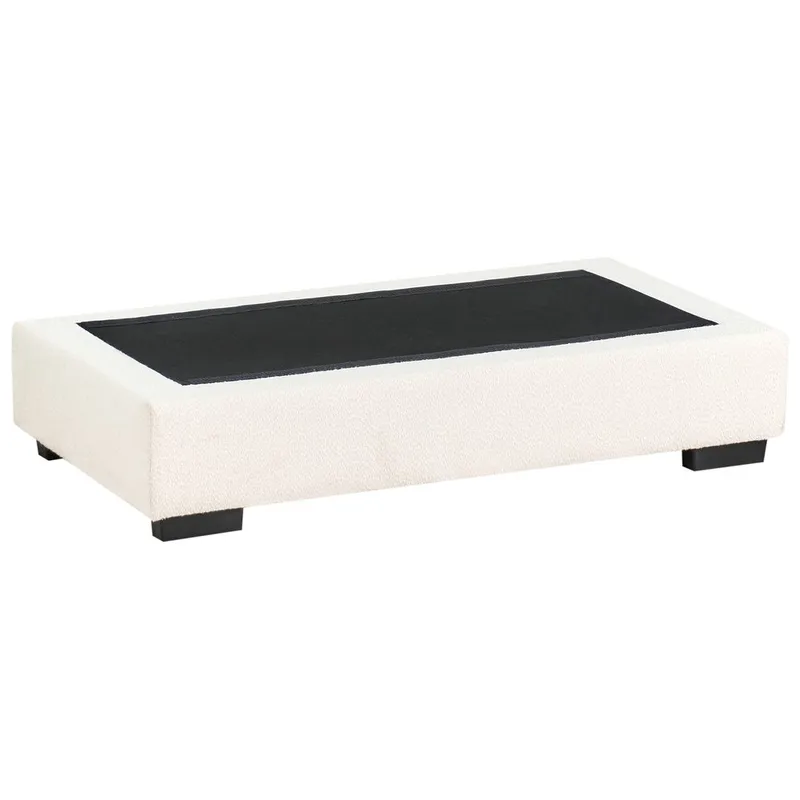 Hörnsoffa med fotpall Renders - Beige - Möbler - Vardagsrum - Soffor - Hörnsoffor