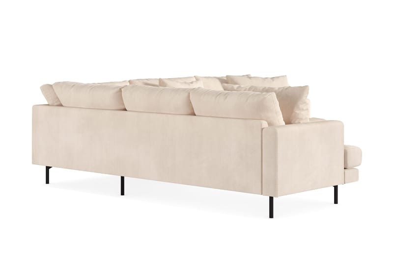 Menard 6-sits Vänstervänd L-formad Hörnsoffa i Manchester - Beige - Möbler - Vardagsrum - Soffor - Hörnsoffor