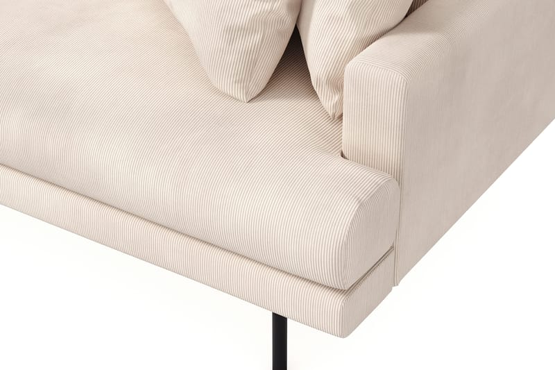 Menard 6-sits Vänstervänd L-formad Hörnsoffa i Manchester - Beige - Möbler - Vardagsrum - Soffor - Hörnsoffor