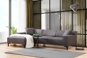 Mississauga Divansoffa 3-sits - Antracit - Möbler - Vardagsrum - Soffor - Divansoffa & schäslong