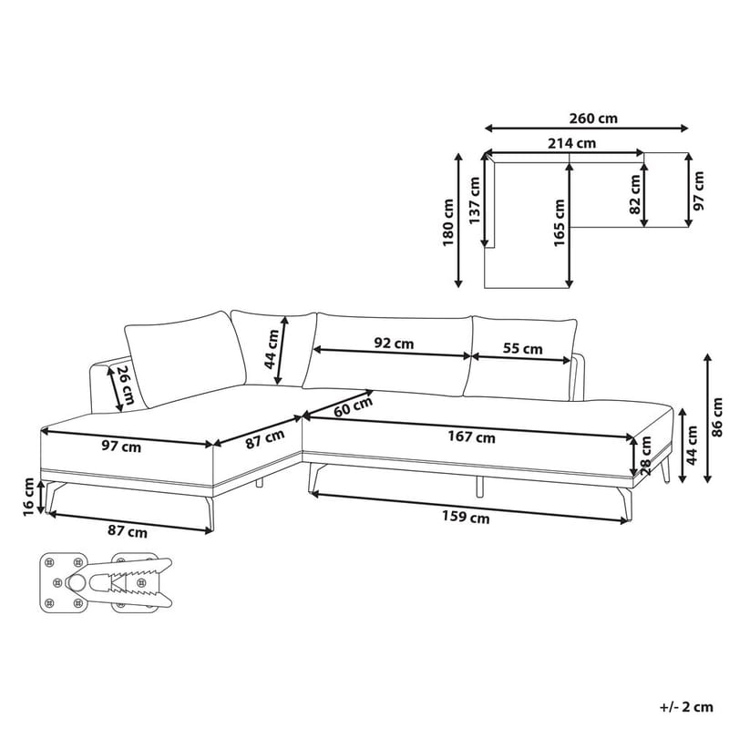 Hörnsoffa Myken - Högervänd - Möbler - Vardagsrum - Soffor - Modulsoffor - Hörnmodul