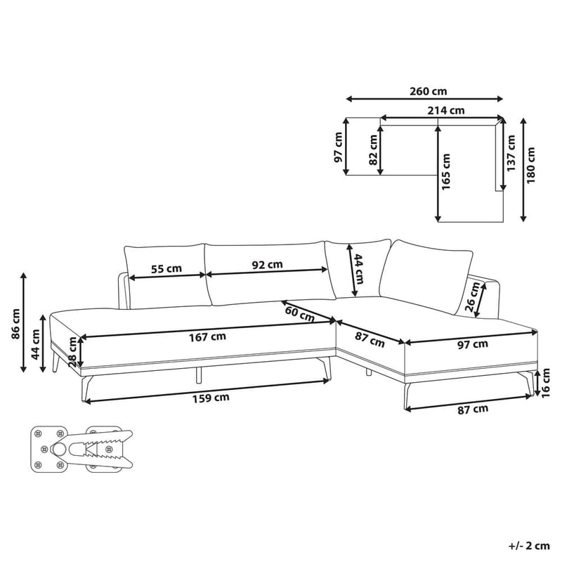 Hörnsoffa Myken - Vänstervänd - Möbler - Vardagsrum - Soffor - Modulsoffor - Hörnmodul