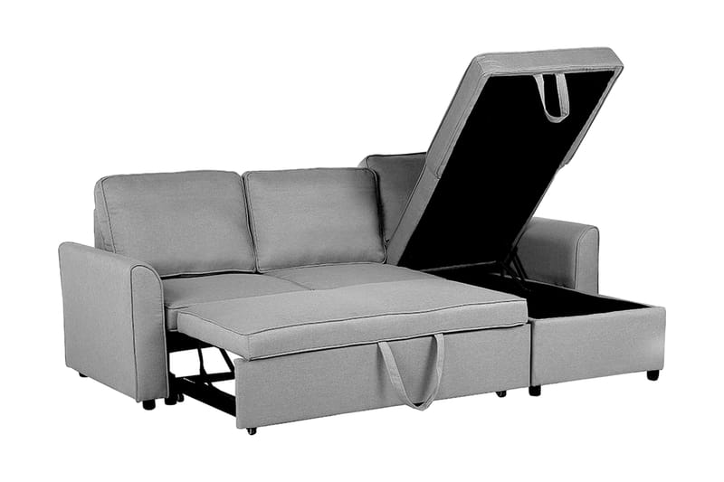 Nesna Hörnsoffa 228 cm - Grå - Möbler - Vardagsrum - Bäddsoffor - Hörnbäddsoffa