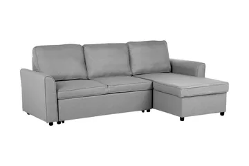 Nesna Hörnsoffa 228 cm - Grå - Möbler - Vardagsrum - Bäddsoffor - Bäddsoffa divan