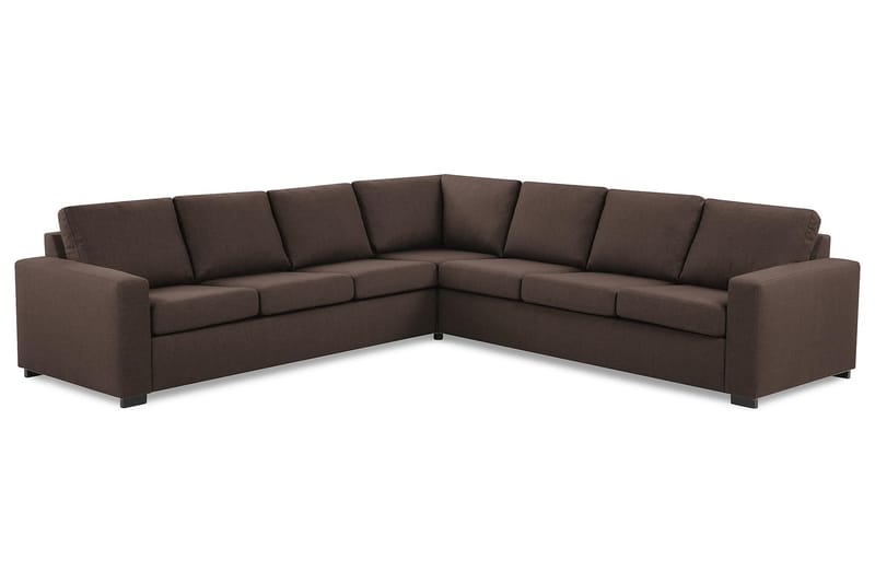 NEW YORK Hörnsoffa XL Vändbar Brun - Möbler - Vardagsrum - Soffor - Hörnsoffor