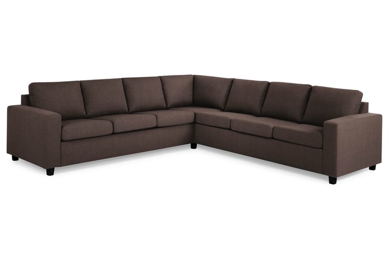 NEW YORK Hörnsoffa XL Vändbar Brun - Möbler - Vardagsrum - Soffor - Hörnsoffor