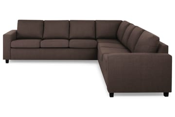 NEW YORK Hörnsoffa XL Vändbar Brun