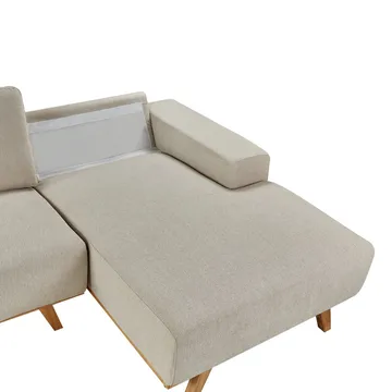 Hörnsoffa Nora - Beige - Möbler - Vardagsrum - Soffor - Divansoffa & schäslong