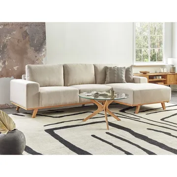 Hörnsoffa Nora - Beige - Möbler - Vardagsrum - Soffor - Divansoffa & schäslong