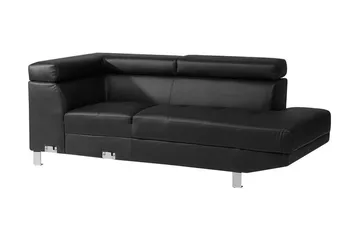 Norrea Hörnsoffa 261 cm - Svart - Möbler - Vardagsrum - Soffor - Divansoffa & schäslong