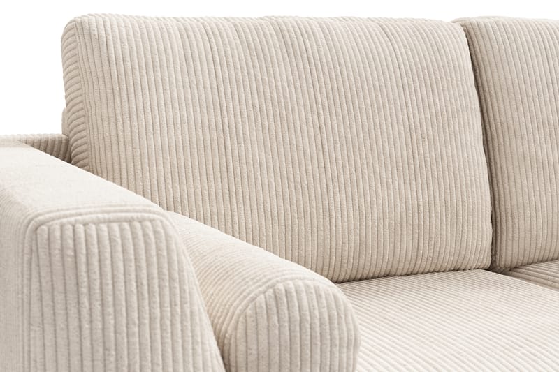 Ocean Lyx 5-sits Vändbar L-formad Hörnsoffa i Manchester - Beige - Möbler - Vardagsrum - Soffor - Hörnsoffor