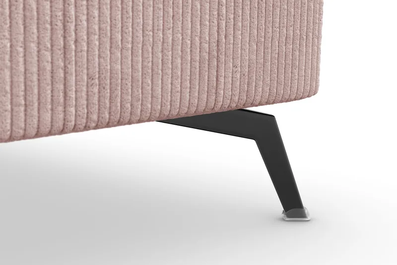 Ocean Lyx 5-sits Vändbar L-formad Hörnsoffa i Manchester - Rosa - Möbler - Vardagsrum - Soffor - Hörnsoffor