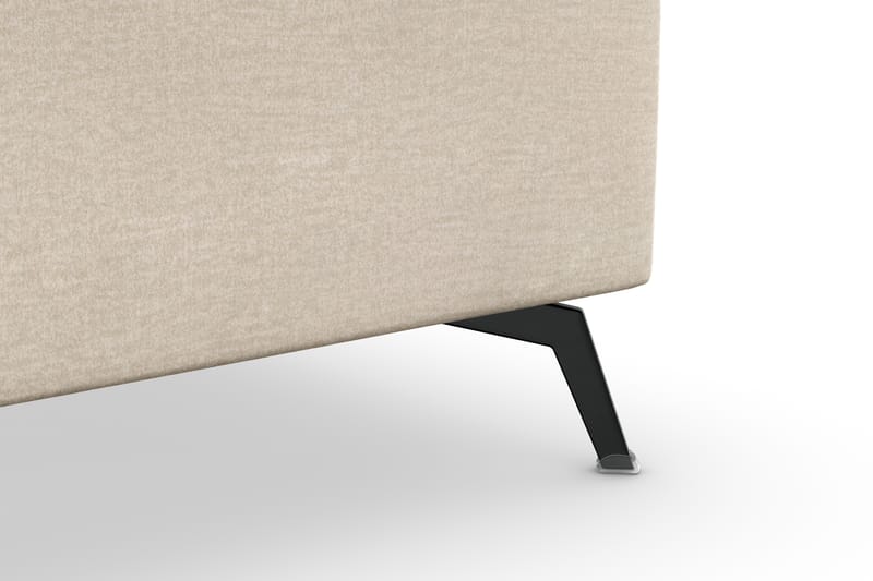 Ocean Lyx 5-sits Vändbar L-formad Hörnsoffa i Sammet - Beige - Möbler - Vardagsrum - Soffor - Hörnsoffor