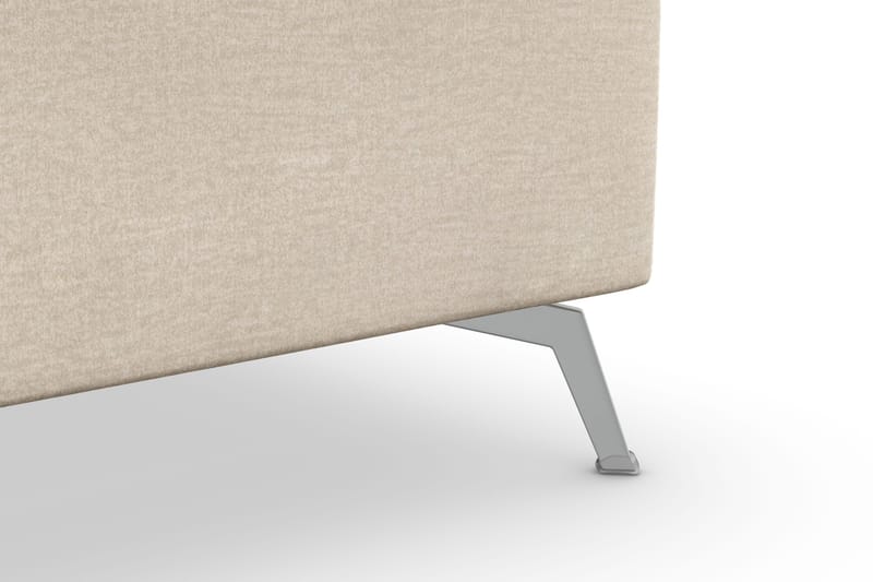 Ocean Lyx 5-sits Vändbar L-formad Hörnsoffa i Sammet - Beige - Möbler - Vardagsrum - Soffor - Hörnsoffor