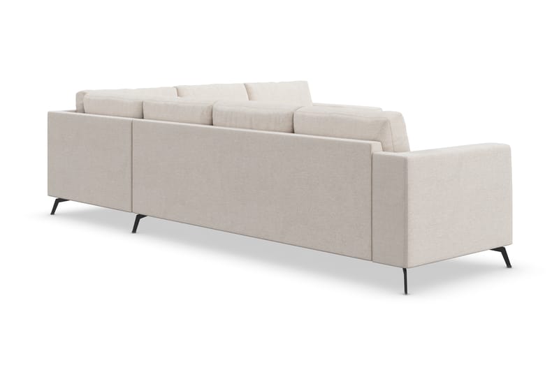 Ocean Lyx 5-sits Vändbar L-formad Hörnsoffa i Tyg - Beige - Möbler - Vardagsrum - Soffor - Hörnsoffor