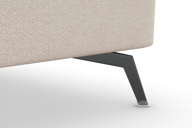 Ocean Lyx 5-sits Vändbar L-formad Hörnsoffa i Tyg - Beige - Möbler - Vardagsrum - Soffor - Hörnsoffor