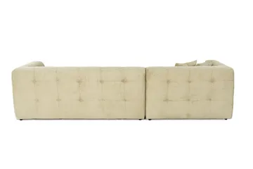 Octavian Hörnsoffa 3-sits - Green - Möbler - Vardagsrum - Soffor - Modulsoffor - Komplett modulsoffa