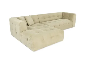 Octavian Hörnsoffa 3-sits - Green - Möbler - Vardagsrum - Soffor - Modulsoffor - Komplett modulsoffa