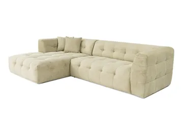 Octavian Hörnsoffa 3-sits - Green - Möbler - Vardagsrum - Soffor - Modulsoffor - Komplett modulsoffa