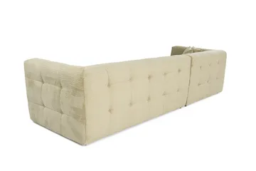 Octavian Hörnsoffa 3-sits - Green - Möbler - Vardagsrum - Soffor - Modulsoffor - Komplett modulsoffa