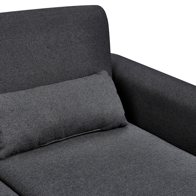 Hörnsoffa Ollsta Vänstervänd - Svart - Möbler - Vardagsrum - Bäddsoffor - Bäddsoffa divan