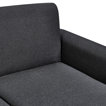 Hörnsoffa Ollsta Vänstervänd - Svart - Möbler - Vardagsrum - Bäddsoffor - Bäddsoffa divan