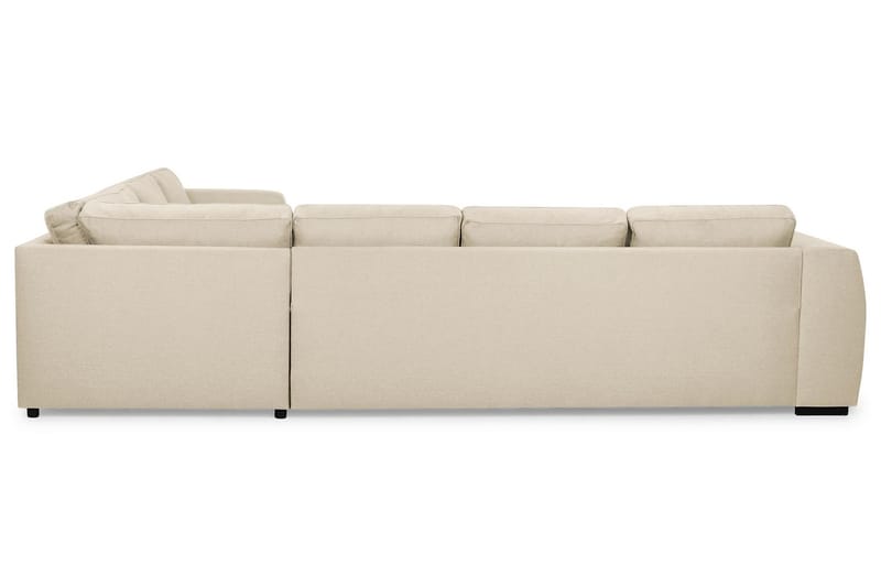 Optus 5-sits Vändbar U-formad Hörnsoffa med divan i Tyg - Beige - Möbler - Vardagsrum - Soffor - Hörnsoffor