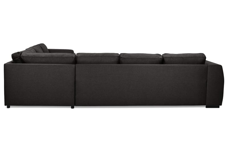 Optus 5-sits Vänstervänd L-formad Hörnsoffa i Tyg - Mörkgrå - Möbler - Vardagsrum - Soffor - Hörnsoffor